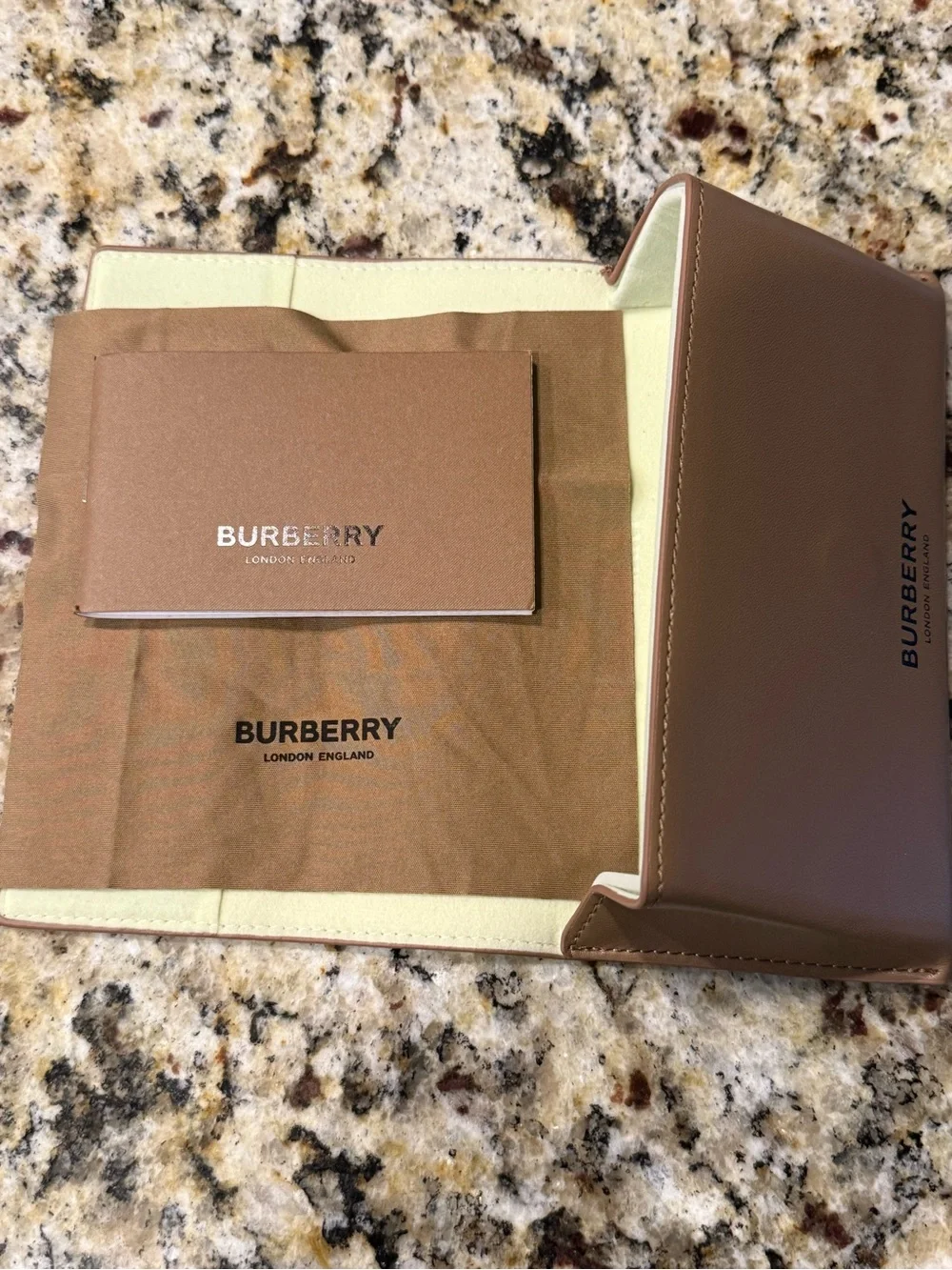 Burberry Black Shield Sunglasses with Tan Case